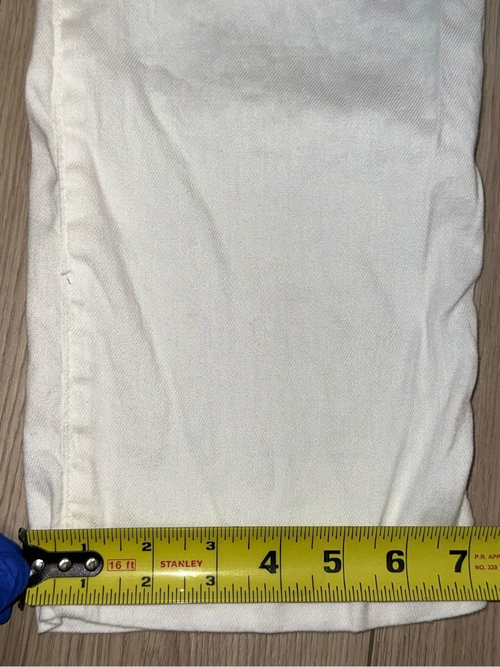 Tommy Bahama Mens MediumX30 White Stone Beach Coast Stretch Linen & Cotton Pants